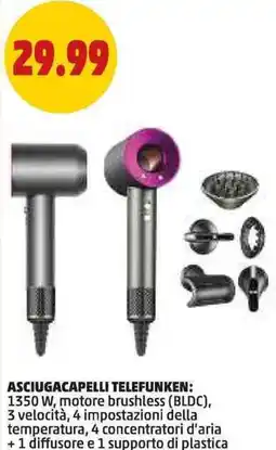 PENNY Asciugacapelli TELEFUNKEN offerta