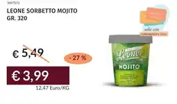 Prezzemolo e Vitale Leone sorbetto mojito offerta