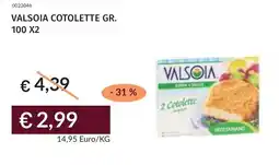 Prezzemolo e Vitale Valsoia cotolette offerta