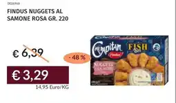 Prezzemolo e Vitale Findus nuggets al samone rosa offerta