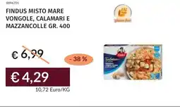 Prezzemolo e Vitale Findus misto mare vongole, calamari e mazzancolle offerta