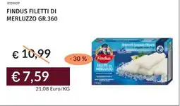 Prezzemolo e Vitale Findus filetti di merluzzo offerta