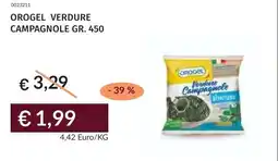 Prezzemolo e Vitale Orogel verdure campagnole offerta