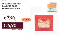 Prezzemolo e Vitale Le eccellenze p&v gambero rosa sgusciato offerta