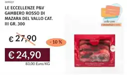 Prezzemolo e Vitale Le eccellenze p&v gambero rosso di mazara del vallo cat. iii offerta