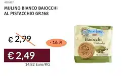 Prezzemolo e Vitale Mulino bianco baiocchi al pistacchio offerta