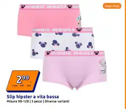 Action Slip hipster a vita bassa Misure 3 pezzi Diverse varianti offerta