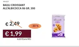 Prezzemolo e Vitale Bauli croissant all'albicocca x6 offerta