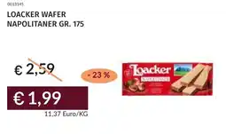 Prezzemolo e Vitale Loacker wafer napolitaner offerta
