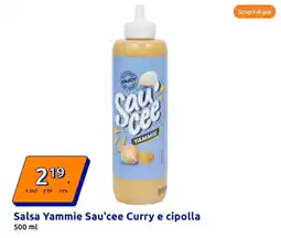 Action Salsa Yammie Sau'cee Curry e cipolla offerta