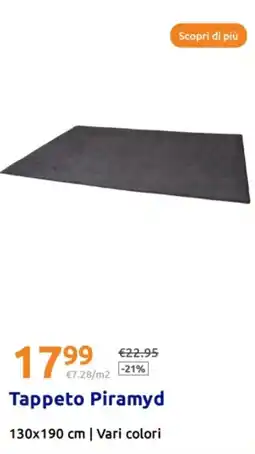 Action Tappeto Piramyd | Vari colori offerta