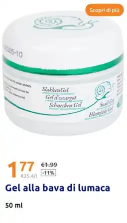 Action Gel alla bava di lumaca offerta