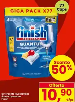 Interspar Detergente lavastoviglie limone Quantum Finish offerta