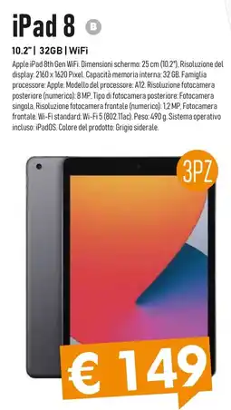 Kenovo iPad 8 10.2" 32GB | WiFi offerta