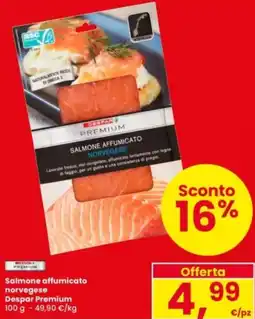 Interspar Salmone affumicato norvegese Despar Premium offerta