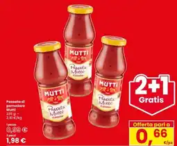 Interspar Passata di pomodoro Mutti offerta
