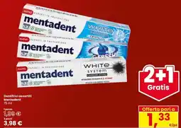 Interspar Dentifrici assortiti Mentadent offerta