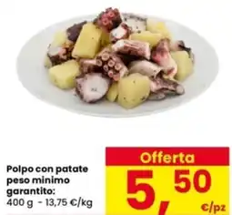 Interspar Polpo con patate peso minimo garantito offerta