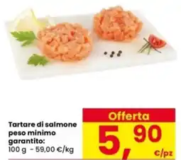 Interspar Tartare di salmone peso minimo garantito offerta