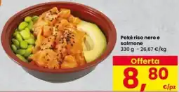 Interspar Pokè riso nero e salmone offerta