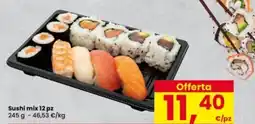 Interspar Sushi mix 12 pz offerta