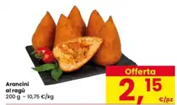 Interspar Arancini al ragù offerta