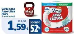 Sigma Carta casa asso ultra Foxy 2 maxi rotoli offerta