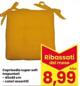 Interspar Coprisedia super soft trapuntati offerta