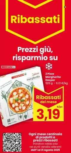 Interspar 2 Pizze Margherita Despar offerta
