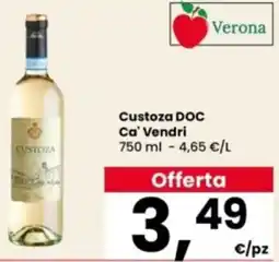 Interspar Custoza DOC Ca' Vendri offerta