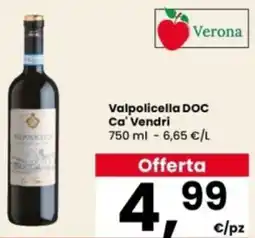 Interspar Valpolicella DOC Ca' Vendri offerta