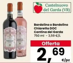 Interspar Bardolino o Bardolino Chiaretto DOC Cantina del Garda offerta