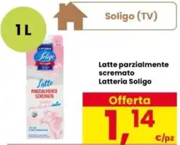 Interspar Latte parzialmente scremato Latteria Soligo offerta