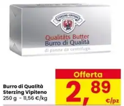 Interspar Burro di Qualità Sterzing Vipiteno offerta