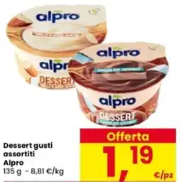 Interspar Dessert gusti assortiti Alpro offerta