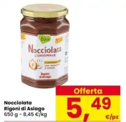 Interspar Nocciolata Rigoni di Asiago offerta