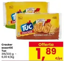Interspar Cracker assortiti Tuc offerta