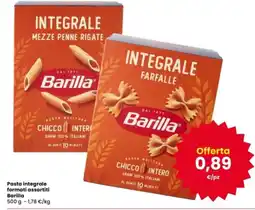 Interspar Pasta integrale formati assortiti Barilla offerta