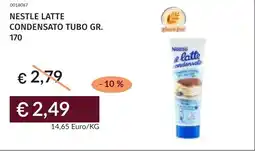 Prezzemolo e Vitale Nestle latte condensato tubo offerta