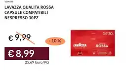 Prezzemolo e Vitale Lavazza qualita rossa capsule compatibili nespresso 30pz offerta