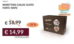 Prezzemolo e Vitale Morettino cialde gusto forte 100pz offerta