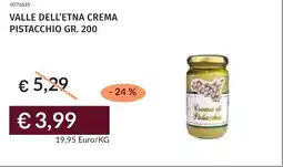 Prezzemolo e Vitale Valle dell'etna crema pistacchio offerta