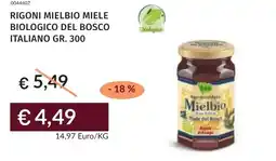 Prezzemolo e Vitale Rigoni mielbio miele biologico del bosco italiano offerta