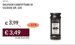 Prezzemolo e Vitale Dalfour confettura di ciliegie offerta