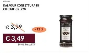 Prezzemolo e Vitale Dalfour confettura di ciliegie offerta