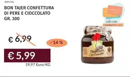 Prezzemolo e Vitale Bon tajer confettura di pere e cioccolato offerta