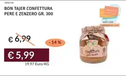 Prezzemolo e Vitale Bon tajer confettura pere e zenzero offerta