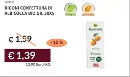 Prezzemolo e Vitale Rigoni confettura di albicocca bio offerta