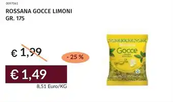 Prezzemolo e Vitale Rossana gocce limoni offerta