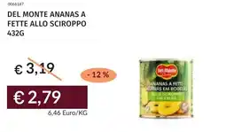 Prezzemolo e Vitale Del monte ananas a fette allo sciroppo offerta